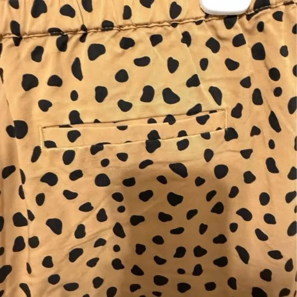 Fun Vintage Marine Layer Leopard Print Casual Pants – Medium – Soft & Chic - Picture 4 of 5